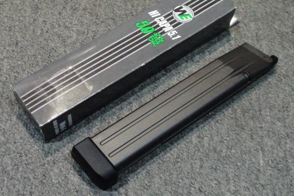 T WE 50 Rds Gas Long Magazine for Hi CAPA 5.1 GBB